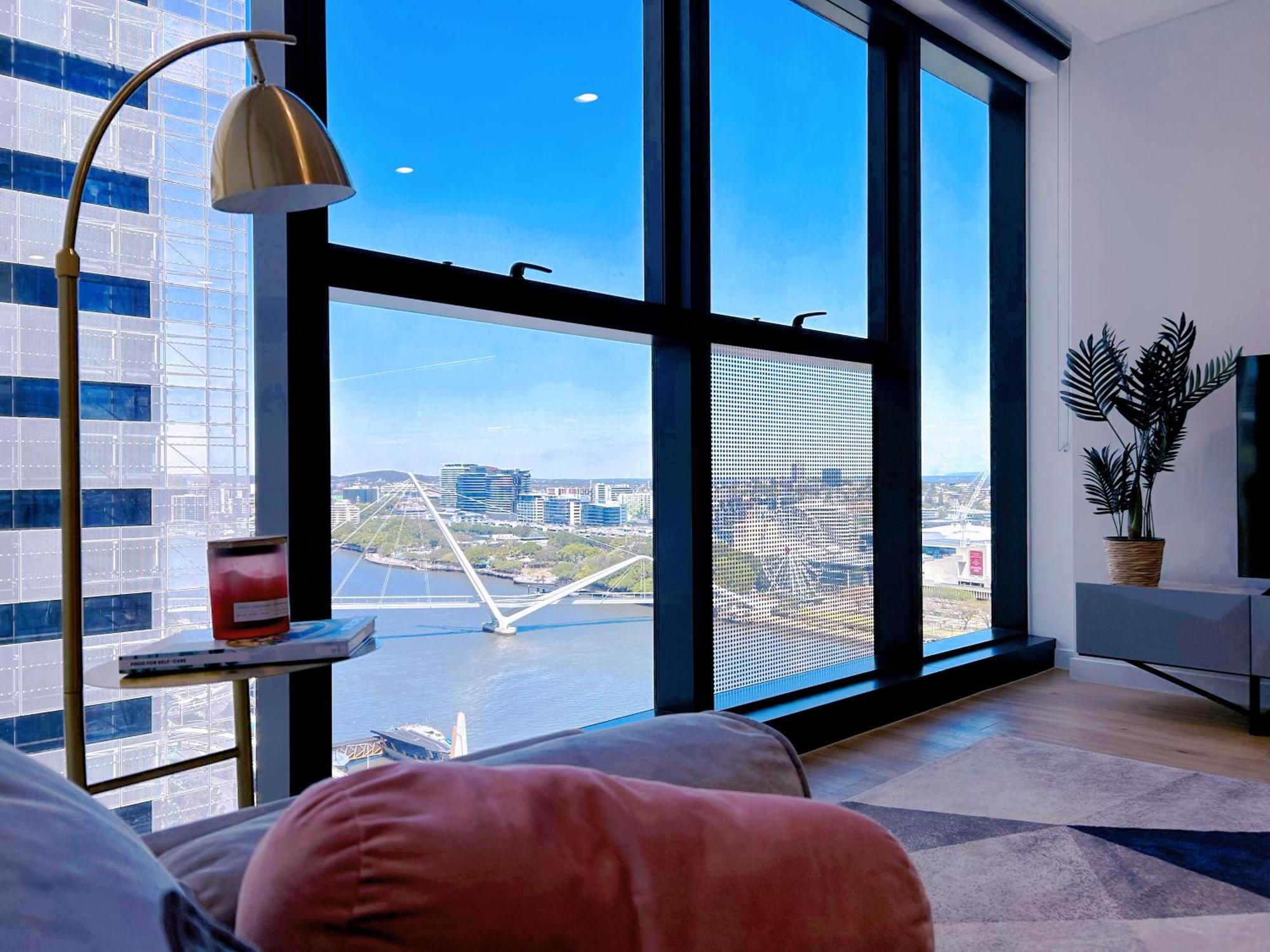 Cbd Luxury River View 1Bed Apt The One Brisbane Kültér fotó